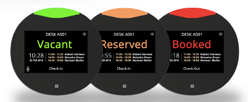 Hot Desk Disc Displays