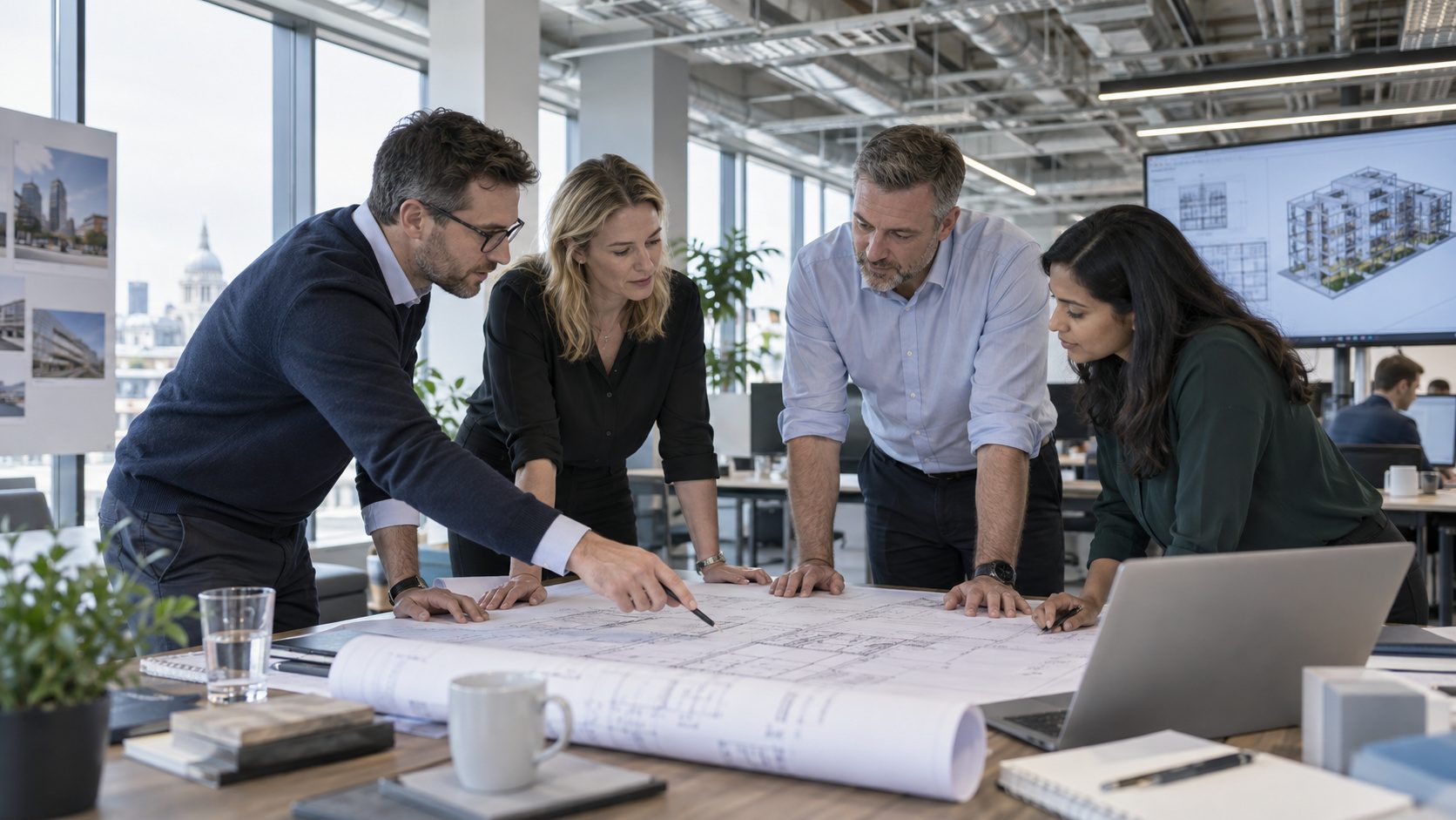 Sysflex consultants with a client project team