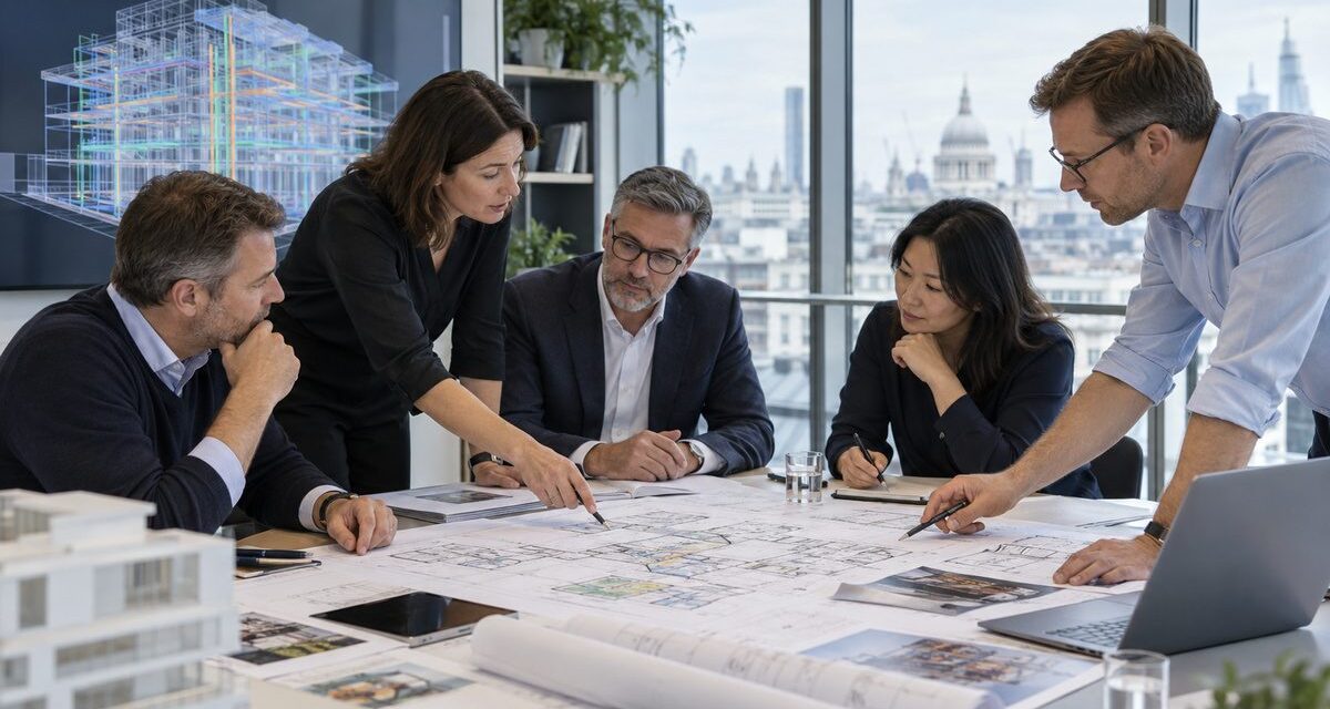 Design-stage technology review for a workplace fit-out