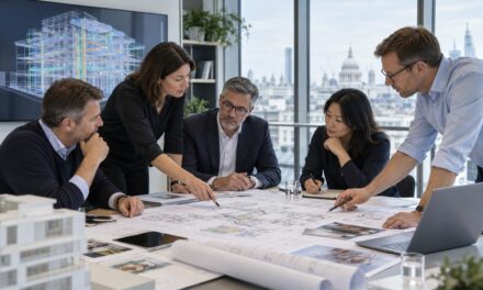 Design-stage technology review for a workplace fit-out